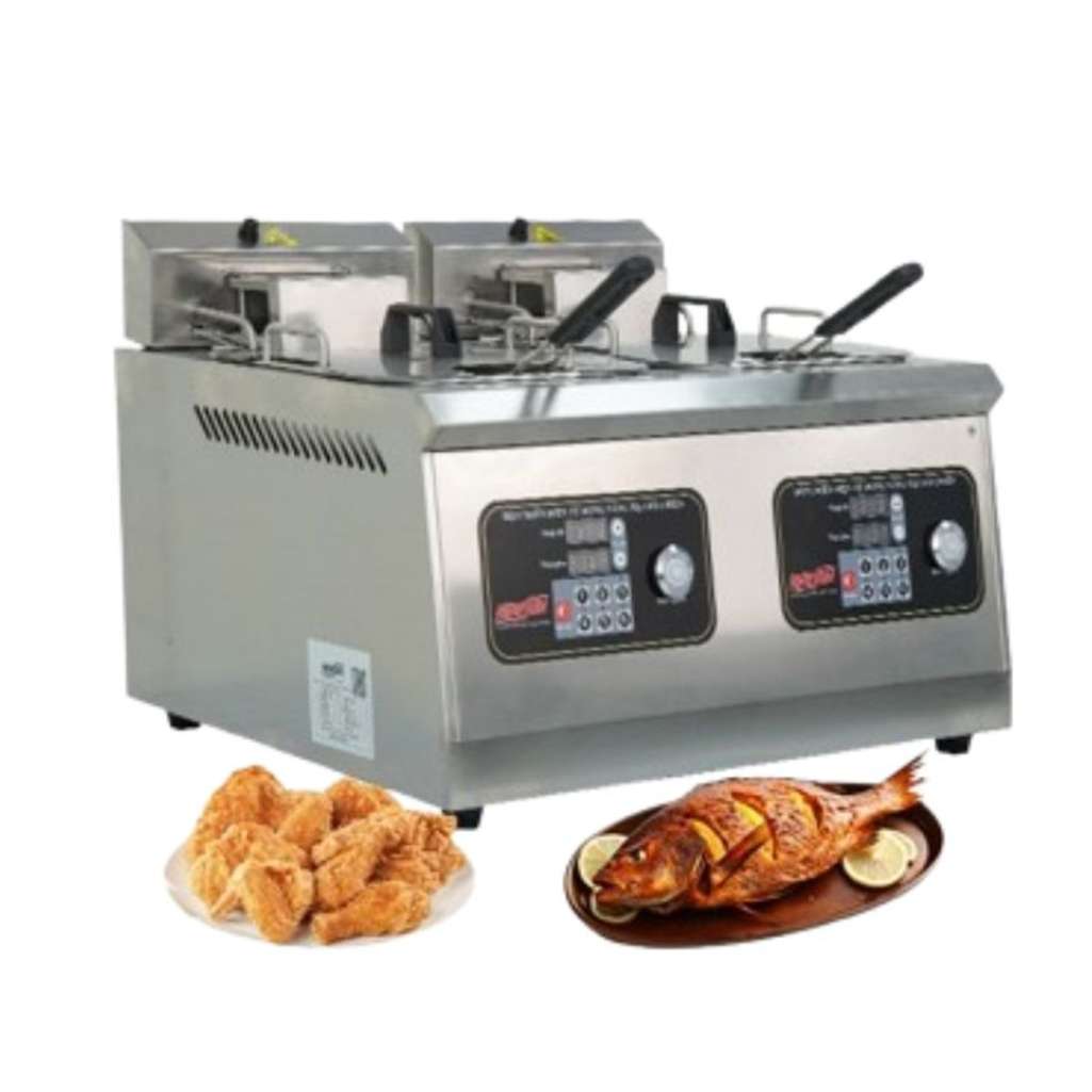 Bếp chiên nhúng điện đôi Newsun JDZL-2ST - Hàng chính hãng