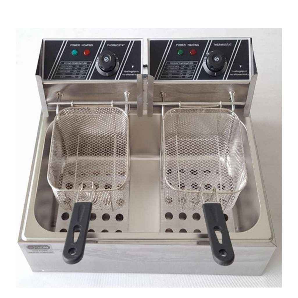 Bếp chiên nhúng điện đơn 12 Lít 2 Bếp - Hàng chính hãng
