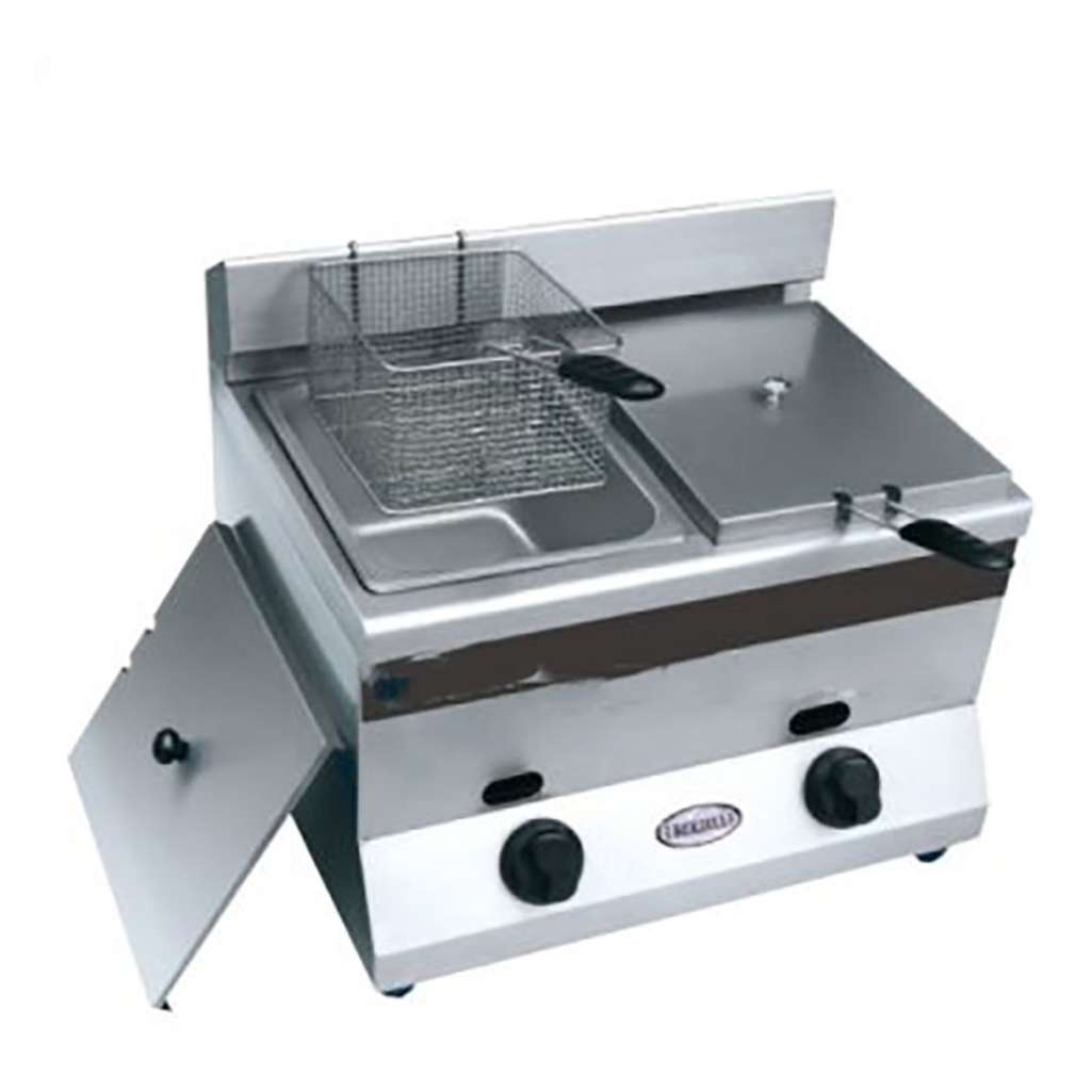 Bếp chiên nhúng gas đôi Berjaya BJY-GDF55-2B - Hàng chính hãng