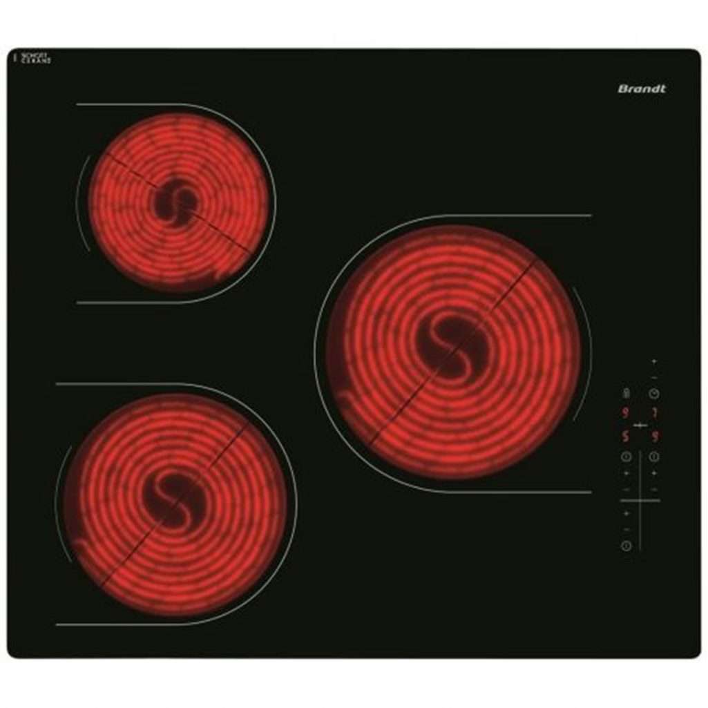 Bếp điện ba âm kính Brandt TV1021B - Hàng chính hãng