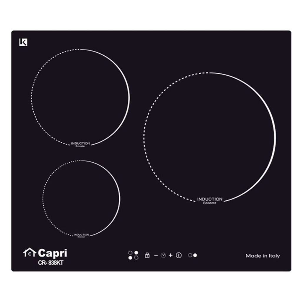 Bếp điện từ 3 bếp Capri CR-838KT - Hàng chính hãng