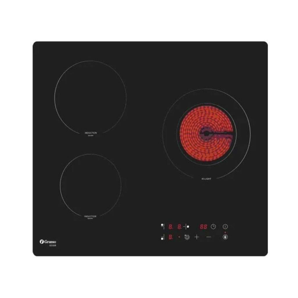 Bếp điện từ 3 bếp Grasso GS-306 - Hàng chính hãng