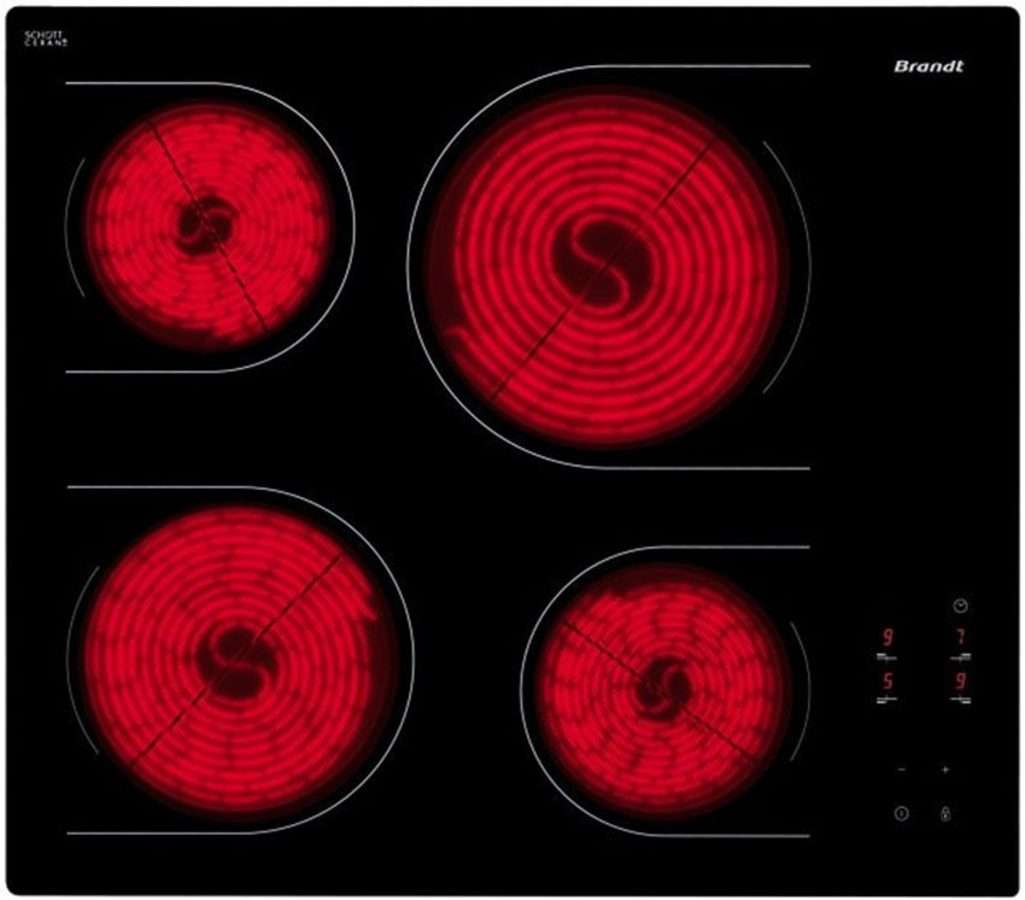 Bếp điện tư âm kính Brandt TV1020B - Hàng chính hãng