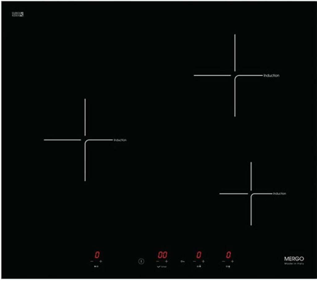 Bếp điện từ ba âm kính Mergo MI-630T - Hàng chính hãng