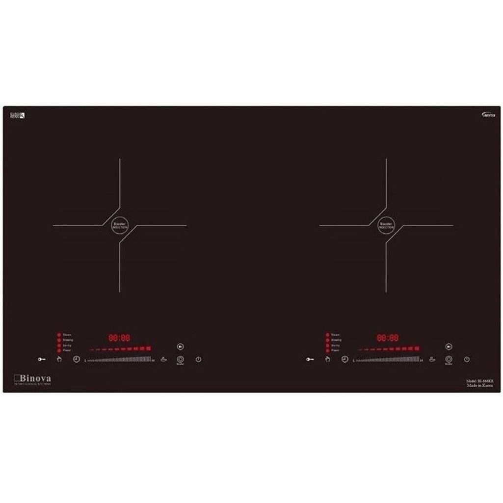 Bếp điện từ đôi Binova BI-666KR - Hàng chính hãng