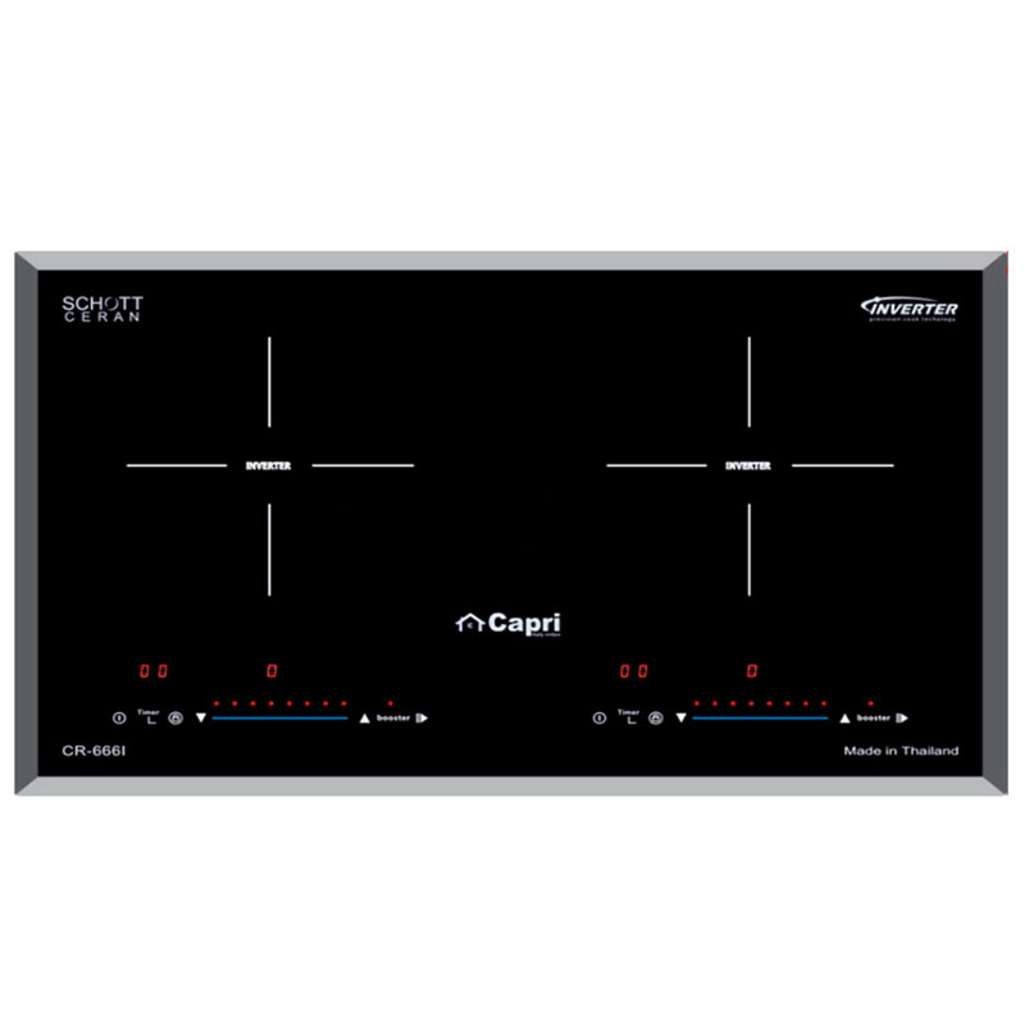 Bếp điện từ đôi Capri CR-666I - Hàng chính hãng