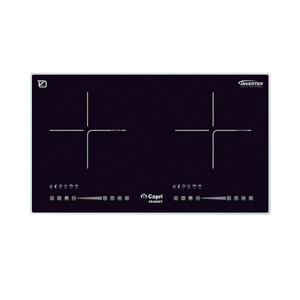 Bếp điện từ đôi Capri CR-822KT - Hàng chính hãng