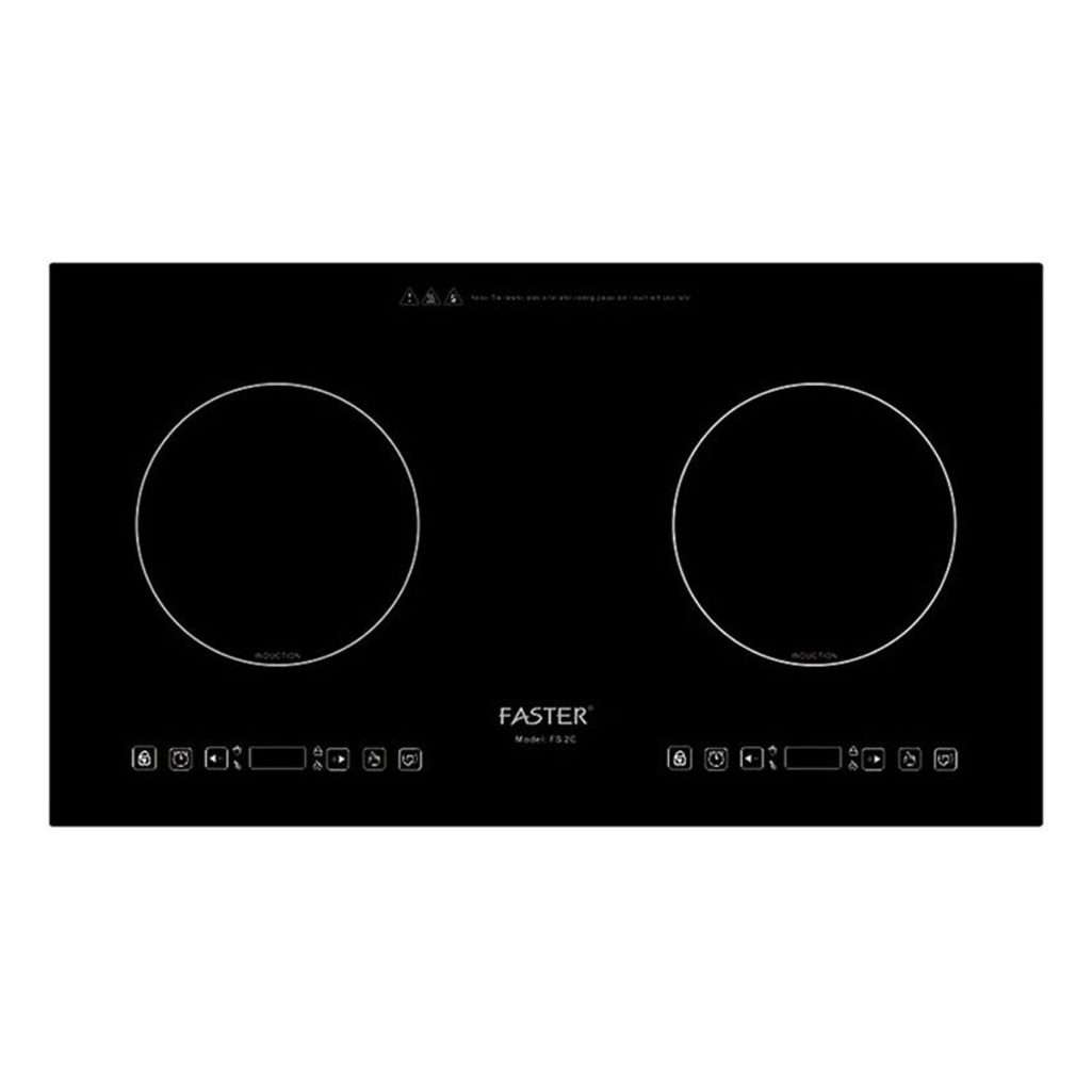 Bếp điện từ đôi Faster FS 2C - Hàng chính hãng