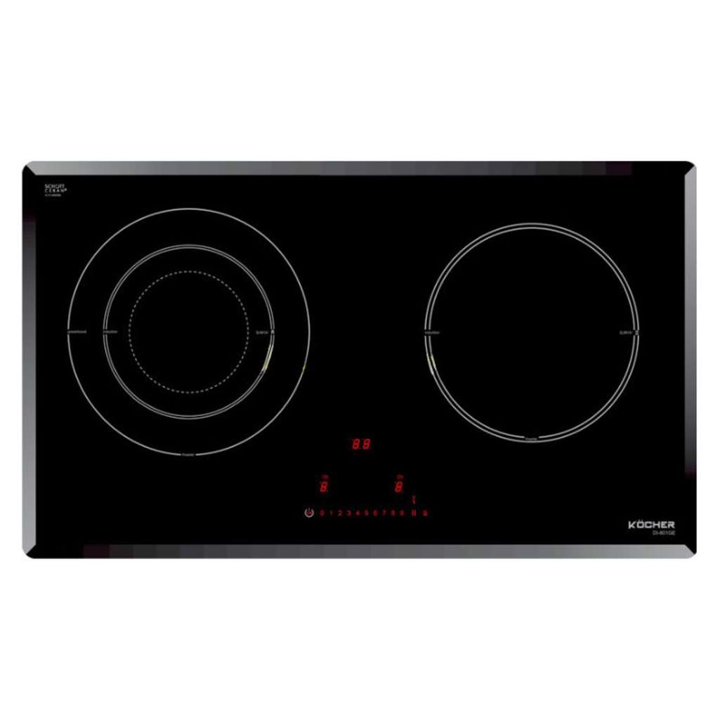 Bếp điện từ đôi Kocher DI801GE IPLUS  - Hàng chính hãng