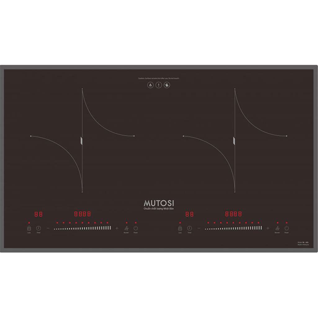 Bếp điện từ đôi Mutosi MI-92D - Hàng chính hãng
