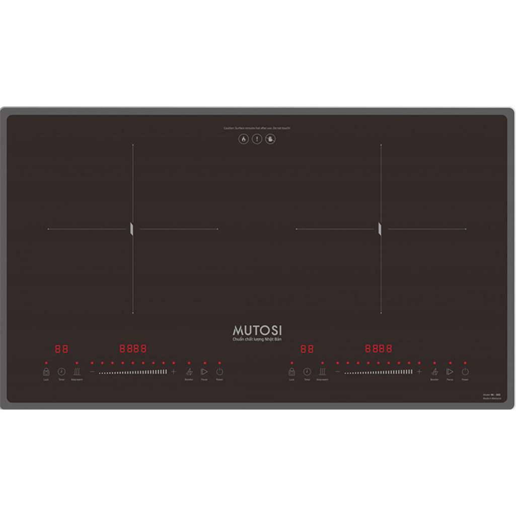 Bếp điện từ đôi Mutosi MI-95D - Hàng chính hãng