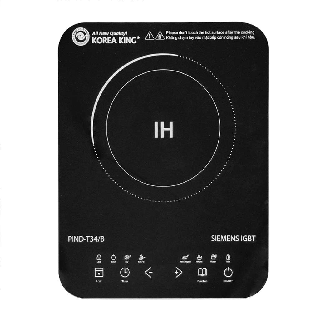 Bếp điện từ đơn Korea King PIND-T34B - Hàng chính hãng