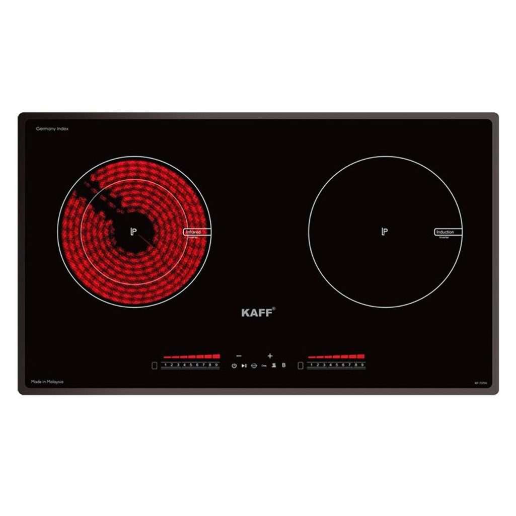 Bếp đôi điện từ hồng ngoại Kaff KF-737IH - Hàng chính hãng