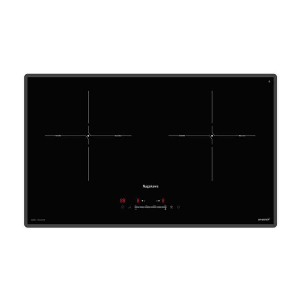 Bếp đôi điện từ Inverter Nagakawa UltraSlim NK2C26MB - Hàng chính hãng