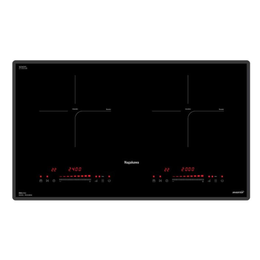 Bếp đôi điện từ Nagakawa NK2C08MS - Hàng chính hãng
