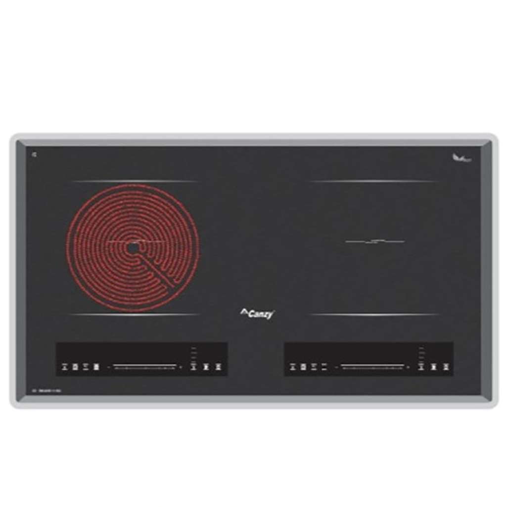 Bếp đôi hồng ngoại điện từ Canzy CZ DELUXE 111SGH - Hàng chính hãng