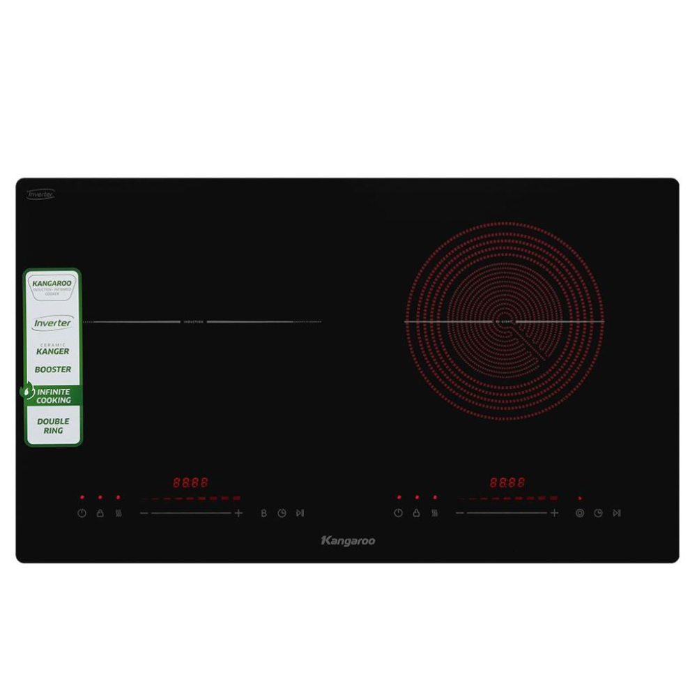 Bếp đôi hồng ngoại điện từ Kangaroo KGIF44D1C - Hàng chính hãng