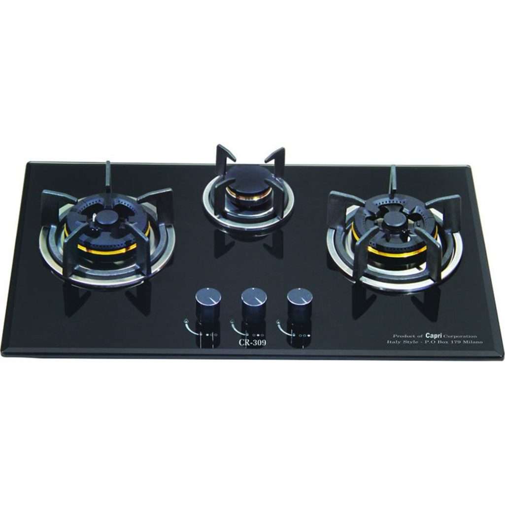 Bếp gas âm Capri CR309KT (Black) - Hàng chính hãng