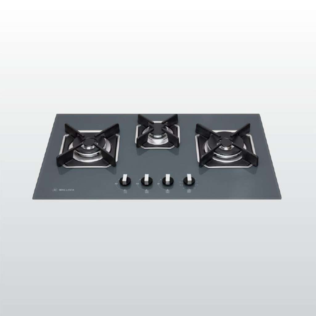 Bếp gas ba âm kính Malloca AS 9603DG - Hàng chính hãng