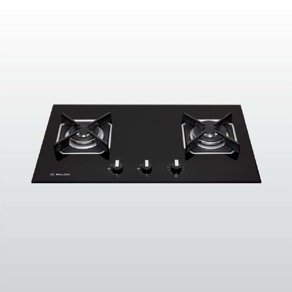Bếp gas đôi âm kính Malloca AS 9602B - Hàng chính hãng