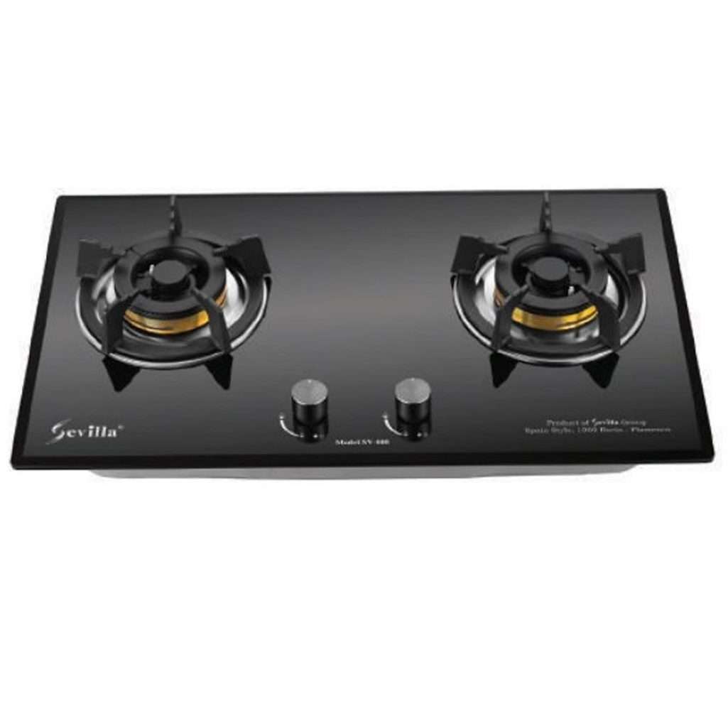 Bếp gas đôi âm kính Sevilla SV-808 - Hàng chính hãng