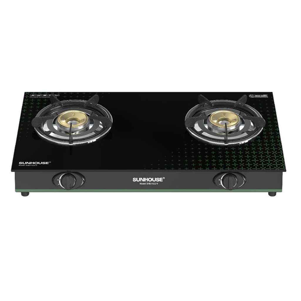 Bếp gas đôi dương kính Sunhouse SHB31022-V - Hàng chính hãng