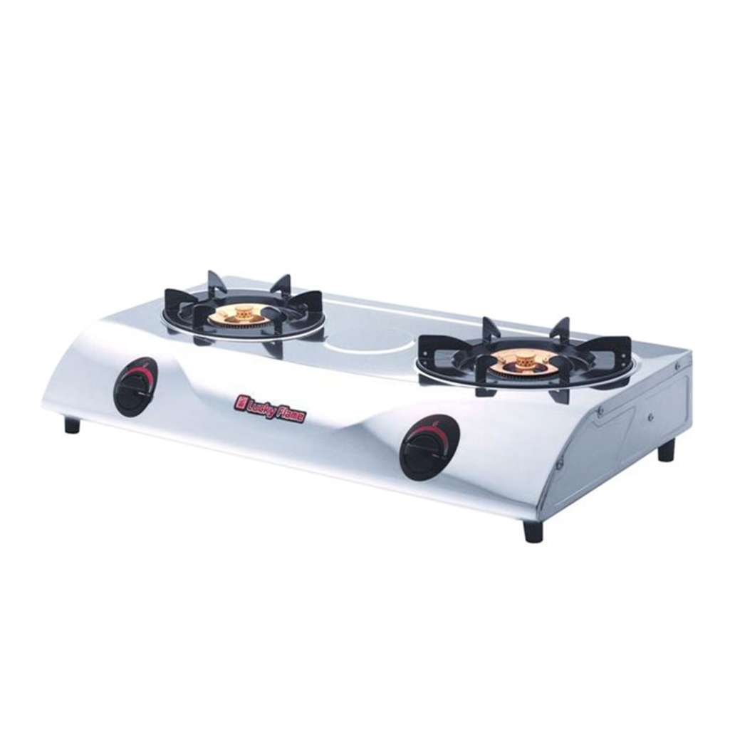 Bếp gas đôi Lucky Flame LFO-2002S - Hàng chính hãng