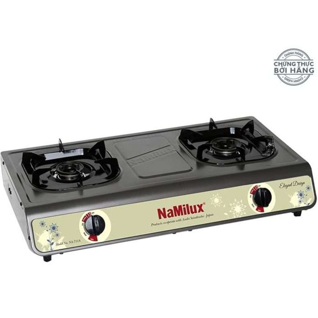 Bếp gas đôi Namilux NA-702AFM - Hàng chính hãng