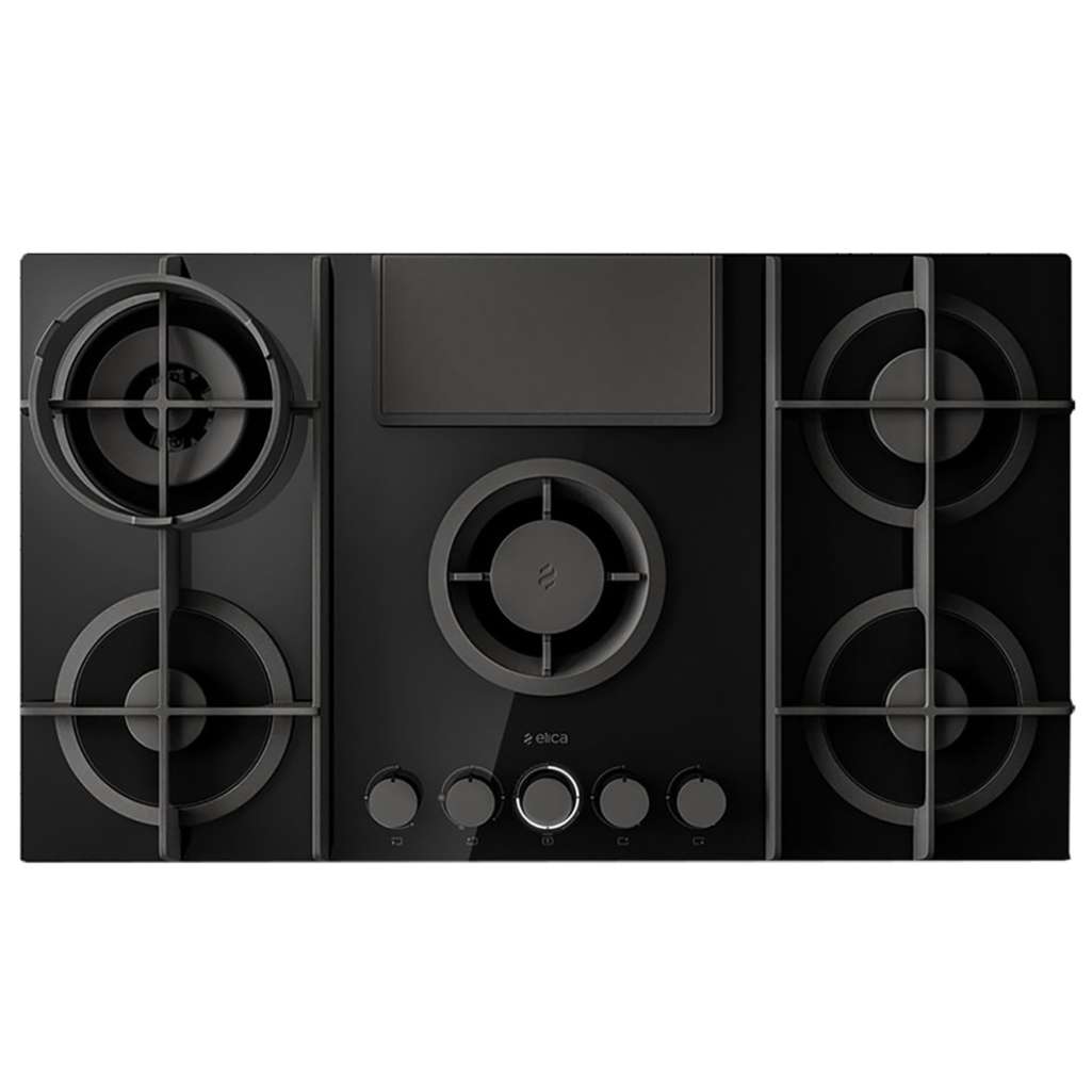 Bếp gas kết hợp hút mùi Elica Nikola Tesla Flame GR/F/88 - Hàng chính hãng