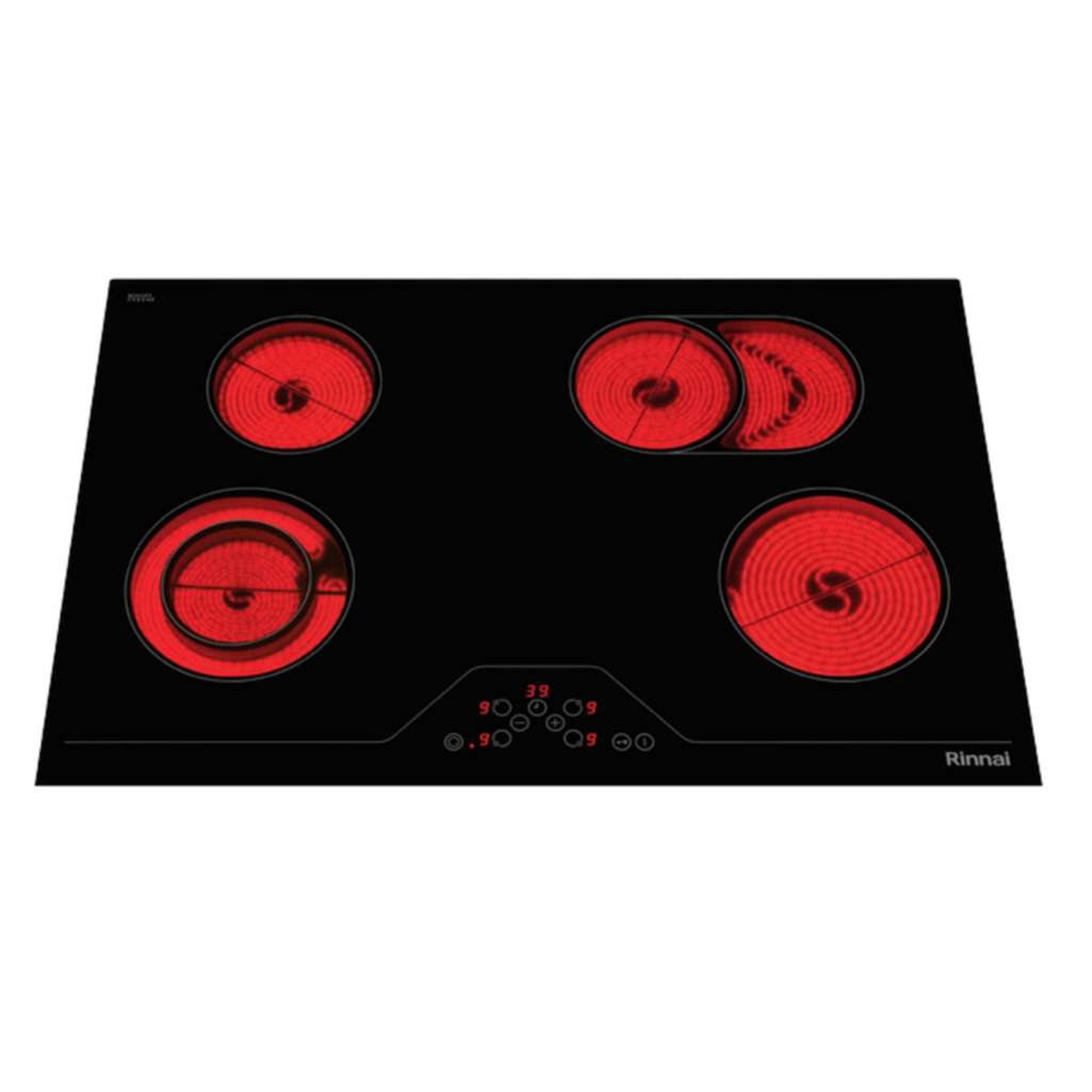 Bếp hồng ngoại 4 vùng nấu Rinnai RB-7104E-CB - Hàng chính hãng