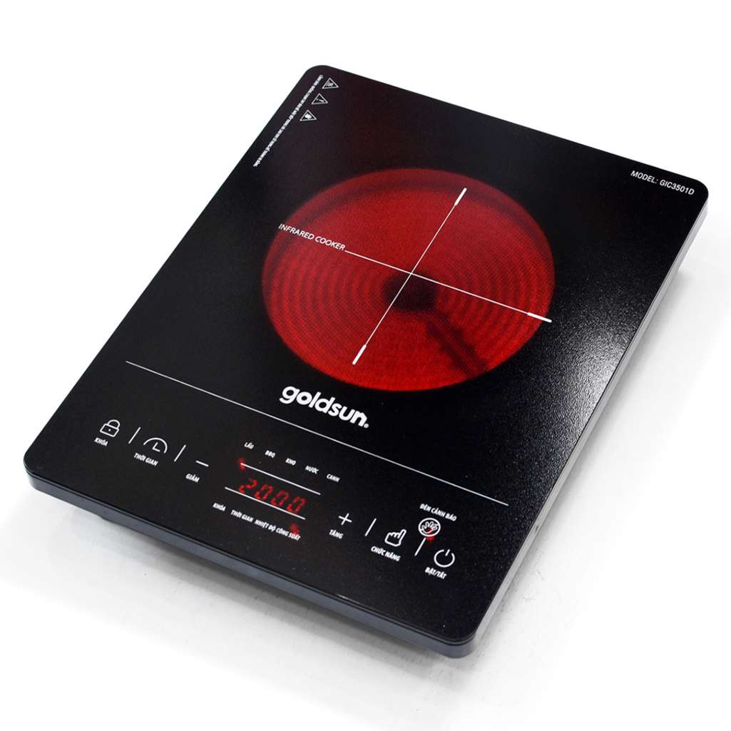 Bếp hồng ngoại đơn Goldusn GIC3501D - Hàng chính hãng