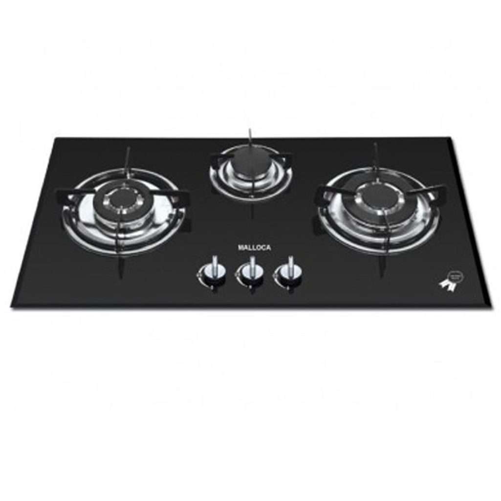 Bếp kính âm ba gas Malloca AS-9103B - Hàng chính hãng