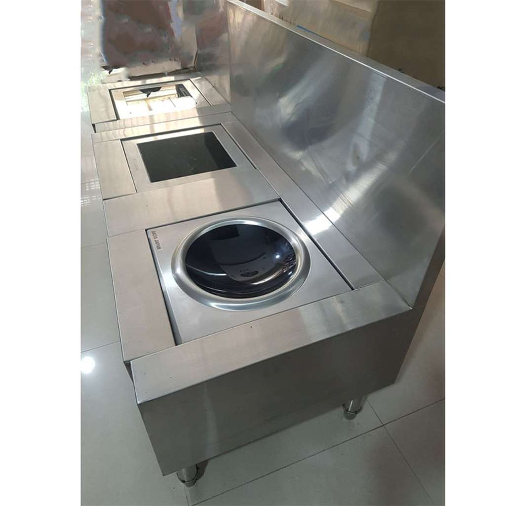 Bếp từ đôi công nghiệp Akita Japan 5000W mặt lồi + mặt lõm - Hàng chính hãng