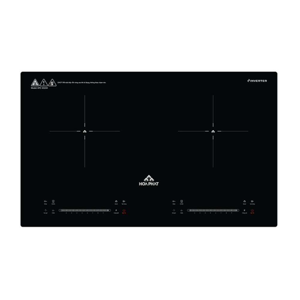 Bếp từ đôi Inverter Hòa Phát HPC-3D20H - Hàng chính hãng