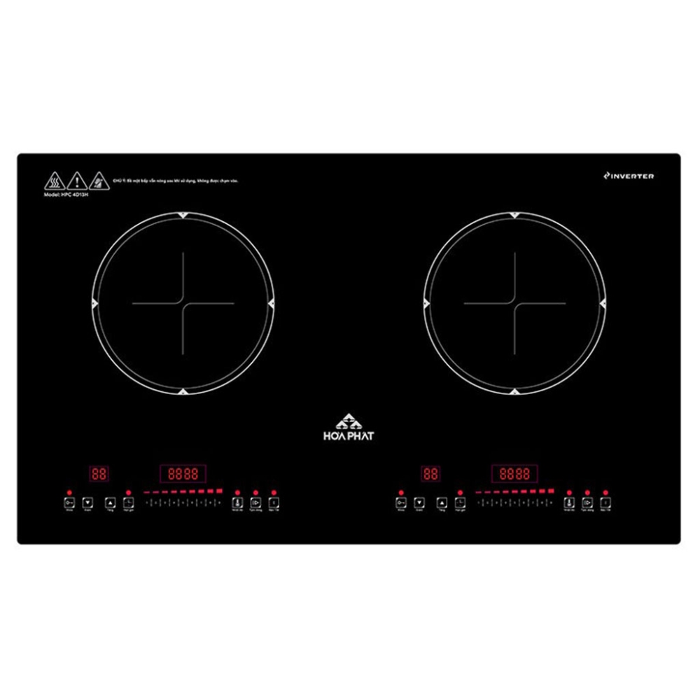 Bếp từ đôi Inverter Hòa Phát HPC-4D13H - Hàng chính hãng