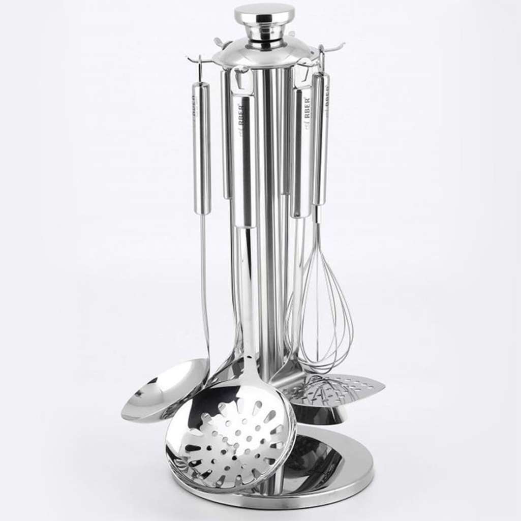 Bộ dụng cụ inox 6 món Arber Happy AB06HP - Hàng chính hãng