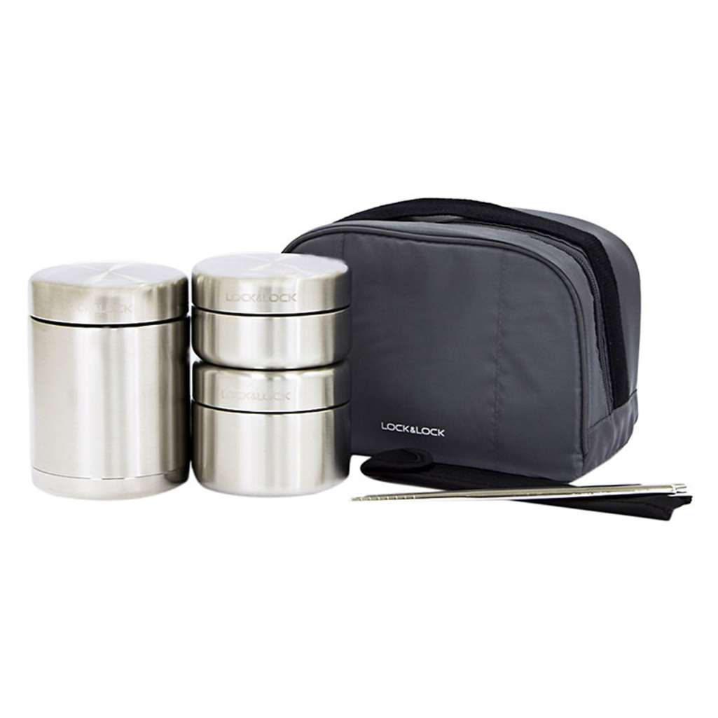 Bộ hộp cơm giữ nhiệt Lock&Lock LHC8016 - Hàng chính hãng