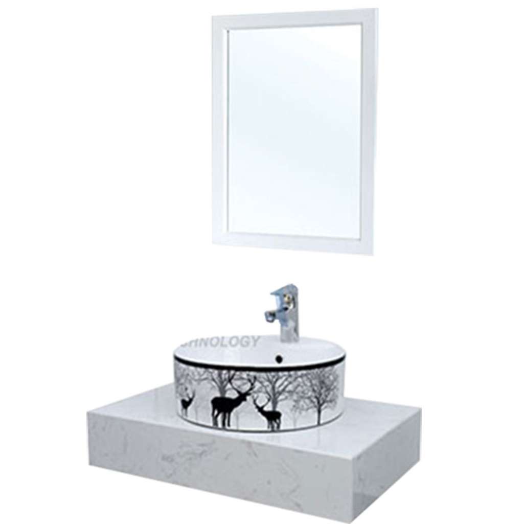 Bộ lavabo bàn đá Sarika BĐ-SR-04 - Hàng chính hãng