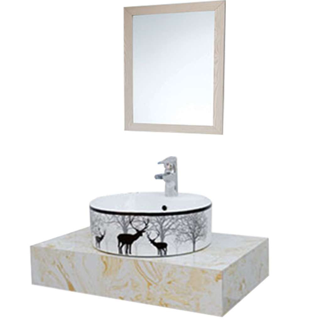 Bộ lavabo bàn đá Sarika BĐ-SR-05 - Hàng chính hãng
