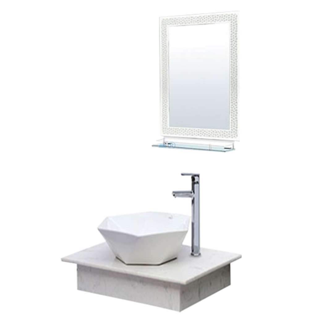Bộ lavabo bàn đá Sarika BĐ-SR-06 - Hàng chính hãng