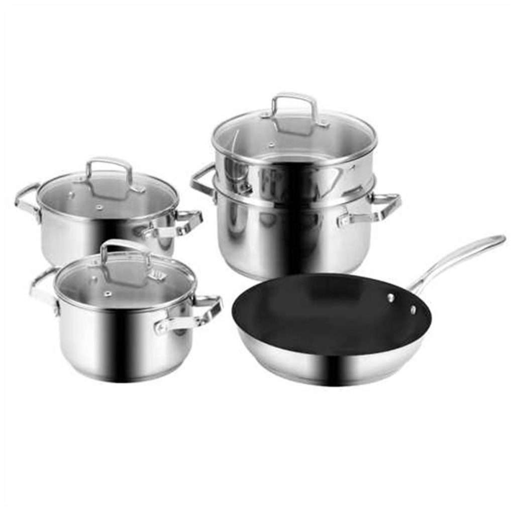 Bộ nồi ba đáy Inox Eurosun MC1702-Harmony - Hàng chính hãng