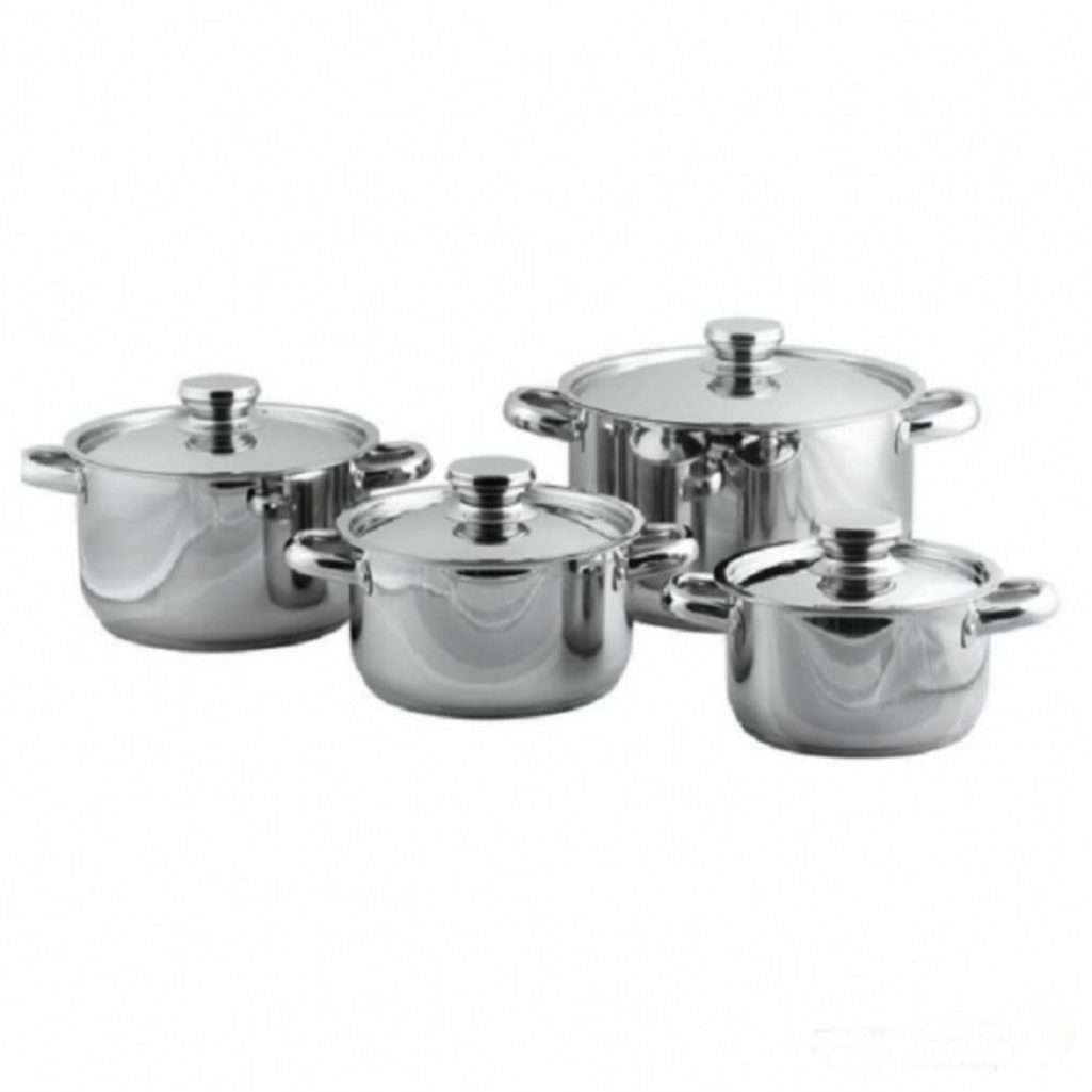 Bộ nồi cao cấp KaRat Fivestar Inox 8 món FS08CK - Hàng chính hãng