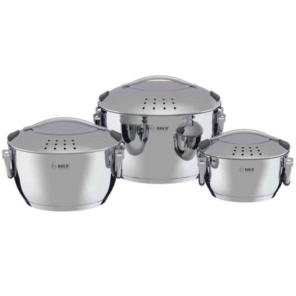 Bộ nồi inox 3 món Arber PHANTOM - Hàng chính hãng