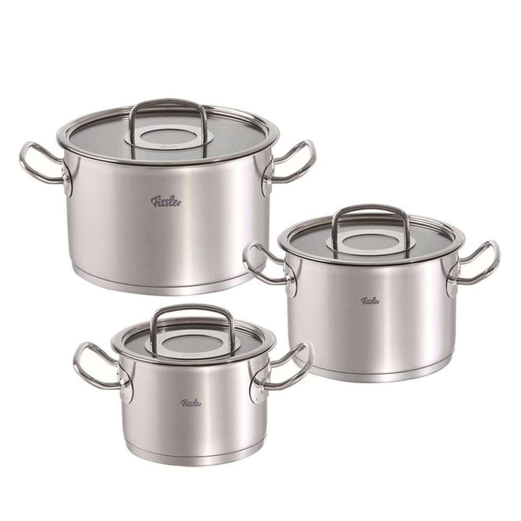 Bộ nồi inox 3 món Fissler ORIGINAL PRO 084-126-03-000 - Hàng chính hãng