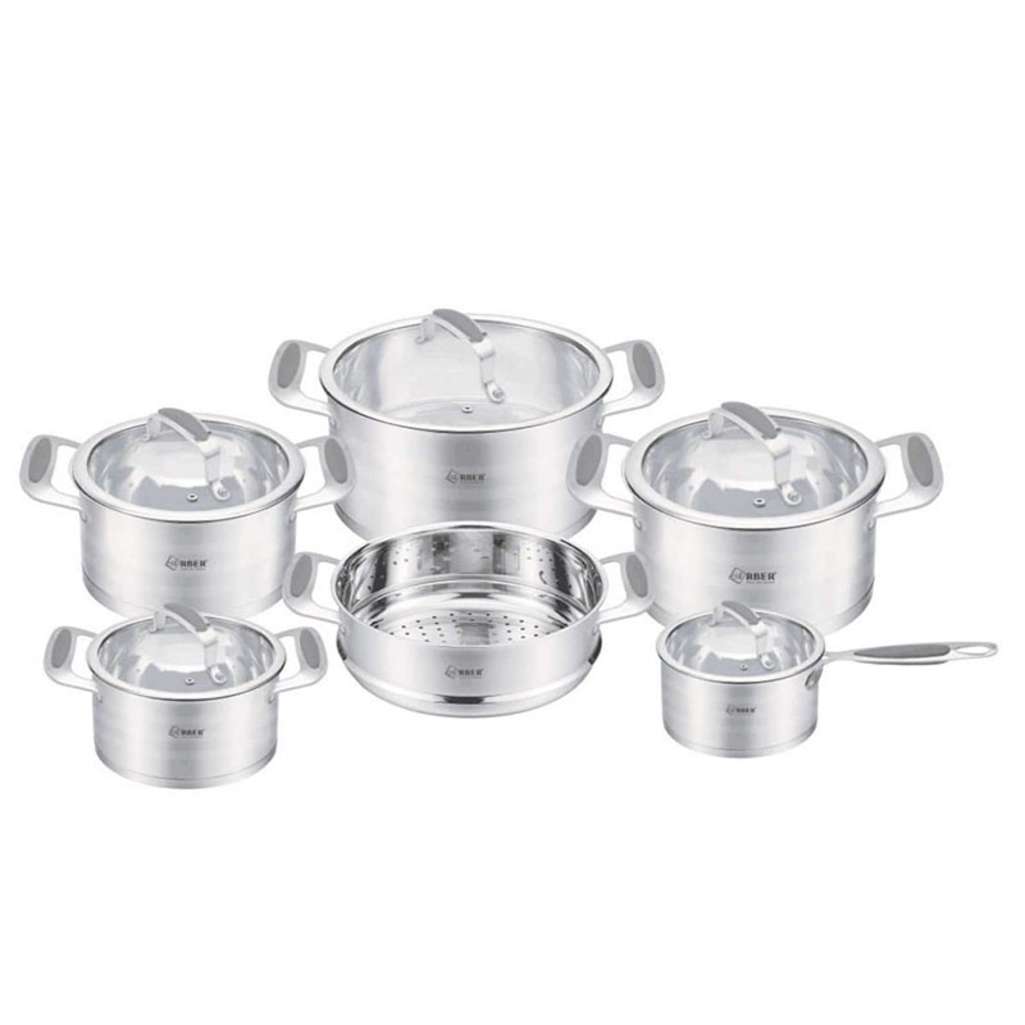 Bộ nồi inox 6 món Arber AN07I - Hàng chính hãng