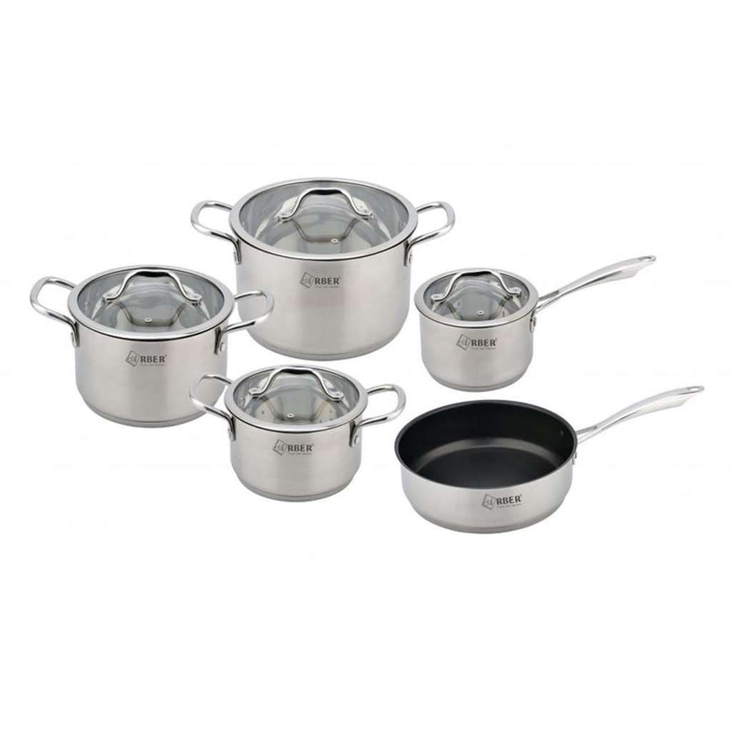 Bộ nồi inox Arber AB05PLUS - Hàng chính hãng