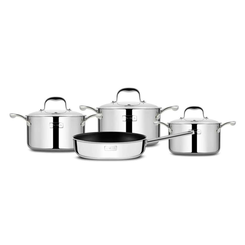 Bộ nồi Inox cao cấp 3 lớp đáy liền Elmich Trimax XS EL-3744 - Hàng chính hãng