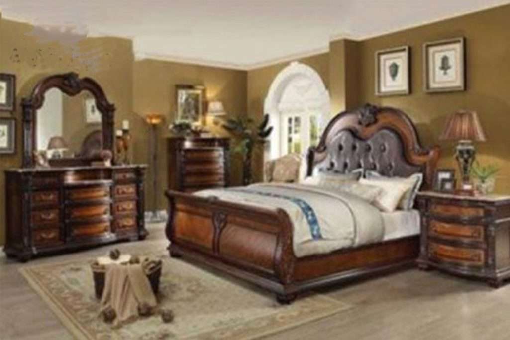 Bộ phòng ngủ gỗ Cherry xuất đi Ý - Hàng chính hãng