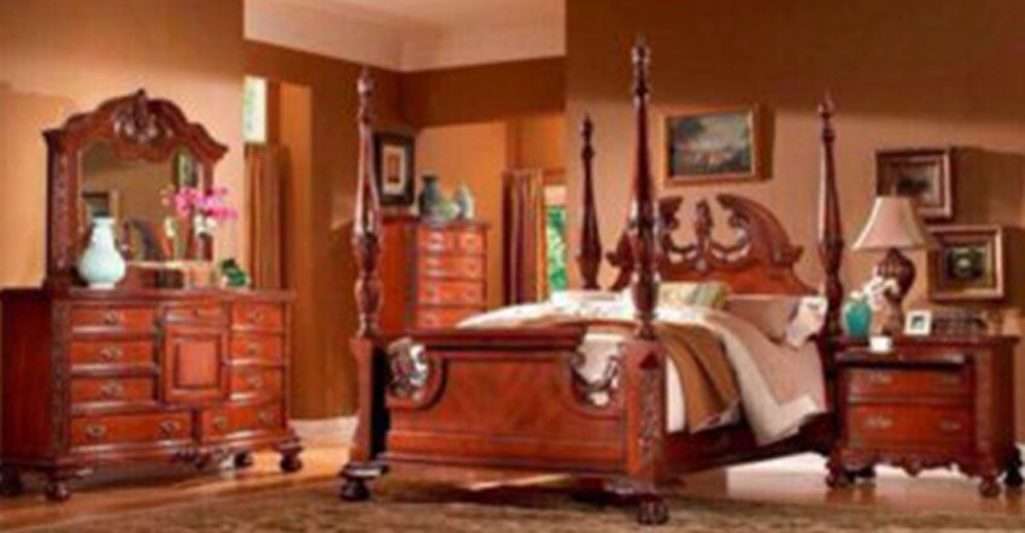 Bộ phòng ngủ xuất Châu âu 1m56 x 2m - Hàng chính hãng