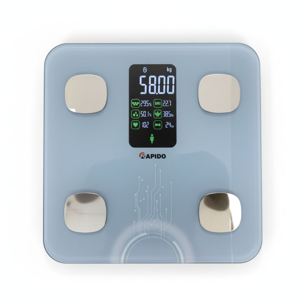 Cân sức khỏe thông minh Rapido RSB04-S - Hàng chính hãng